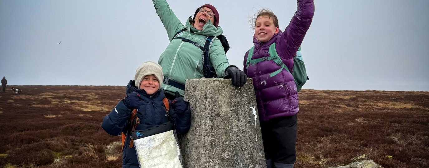 hiking with kids