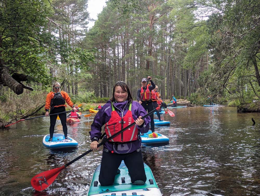forces wives paddleboarding