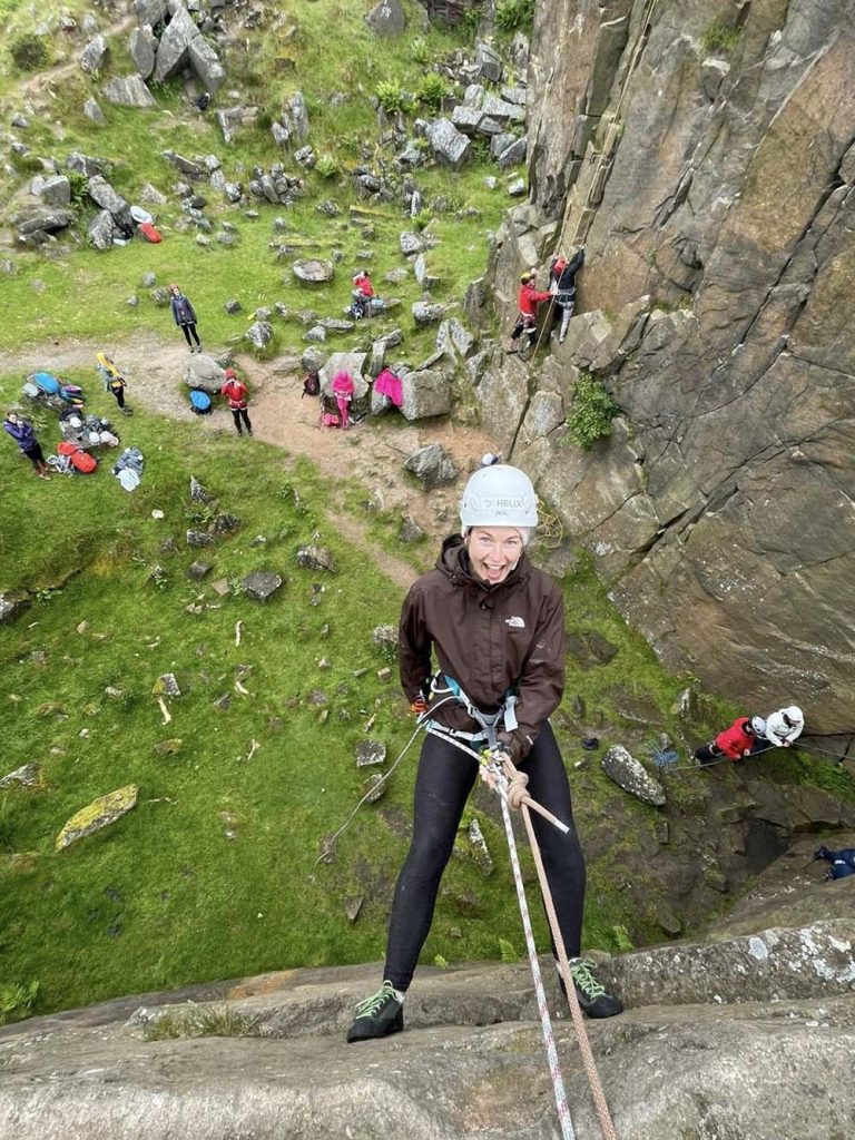 rock climbing