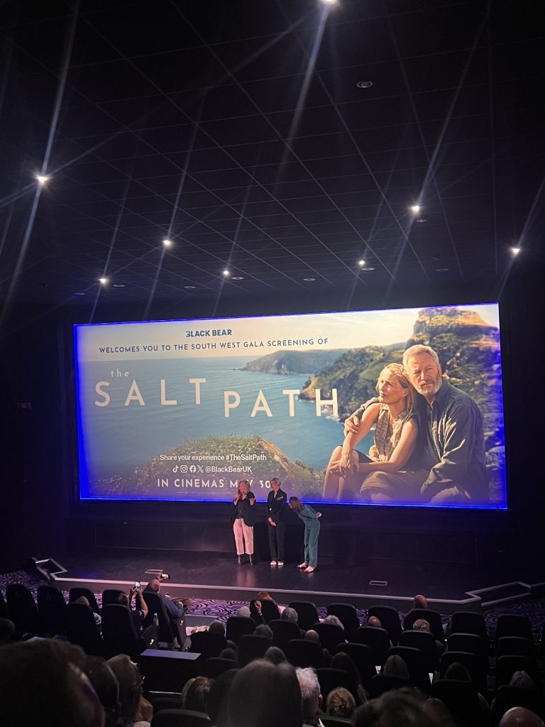 premiere of the salt path in Newquay