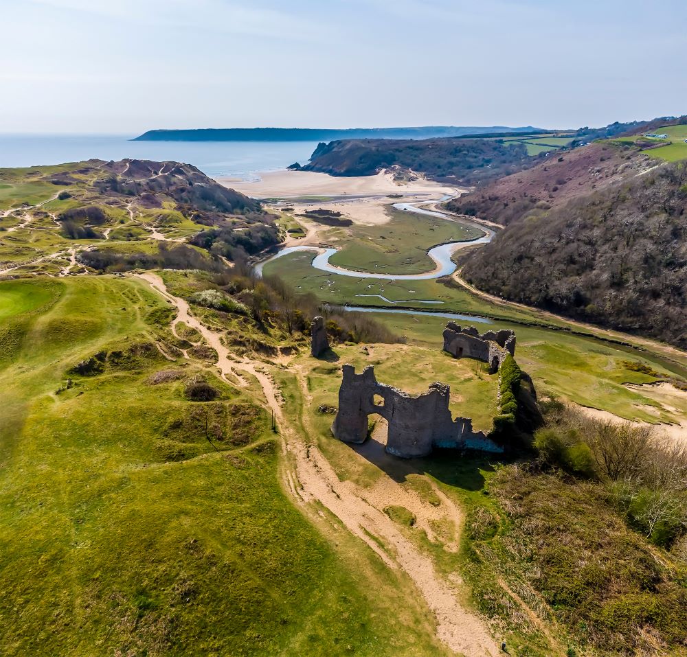 swansea castle ruins
