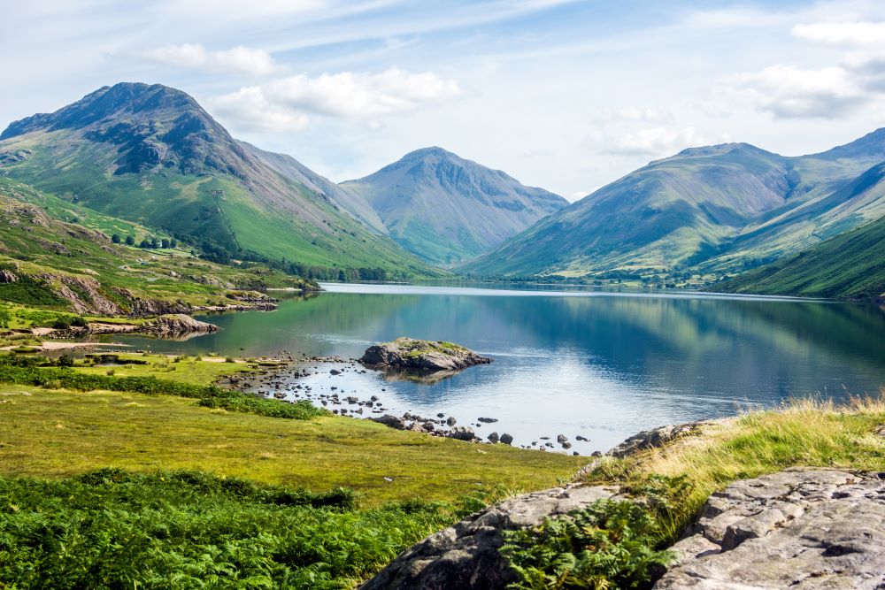 wastwater in the lake district - deepest lake