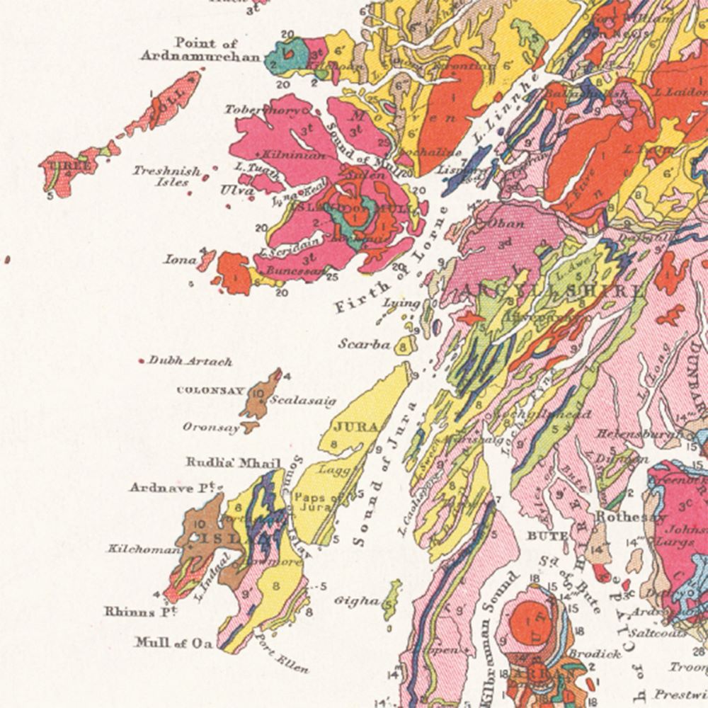 Geological Map of Great Britain