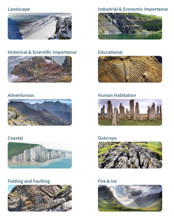 Geosites in the UK
