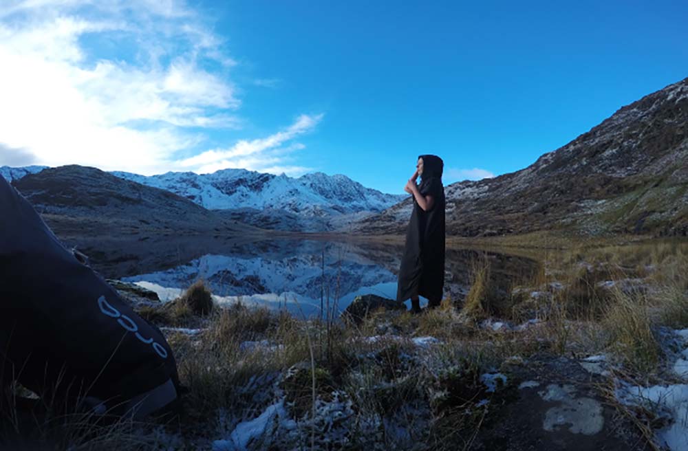 Vivienne Rickman in Snowdonia