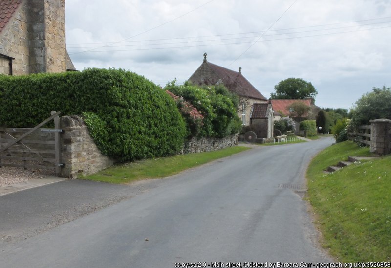 Main street, Oldstead by Barbara Carr