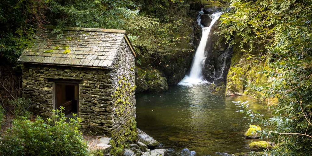 Rydal Waterfall and the Grot
