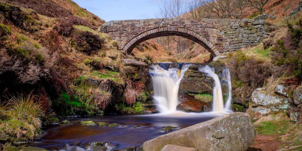 Three Shires Head Waterfall - Peak District