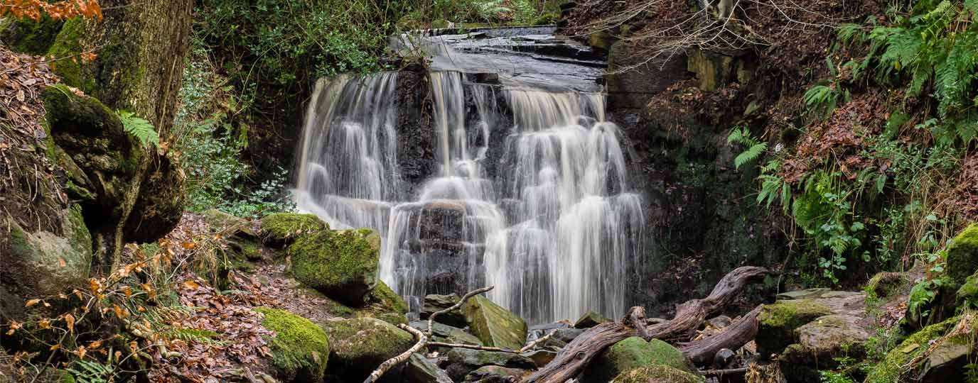 Tigers Clough Waterfall near to Manchester
