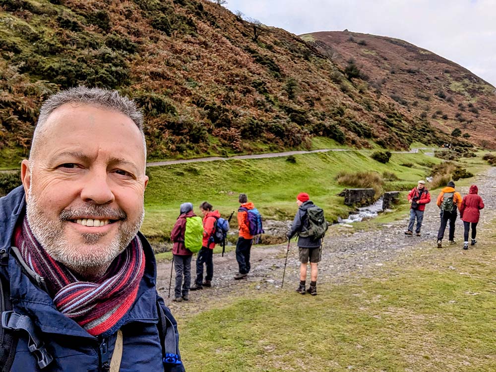 With members of the Outdoor Writers and Photographers Guild in Shropshire, October 2024