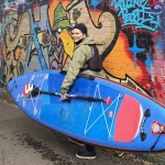 Anu Aladin with her sup in front of Grafiti