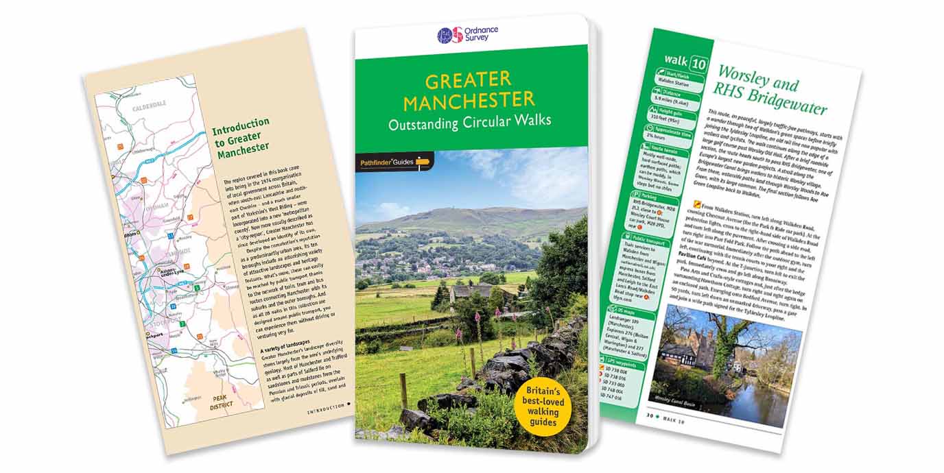 OS Greater Manchester Pathfinder guidebook