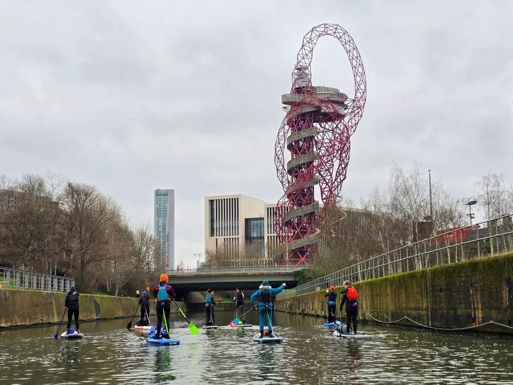 Olympic Park loop on a paddleboard