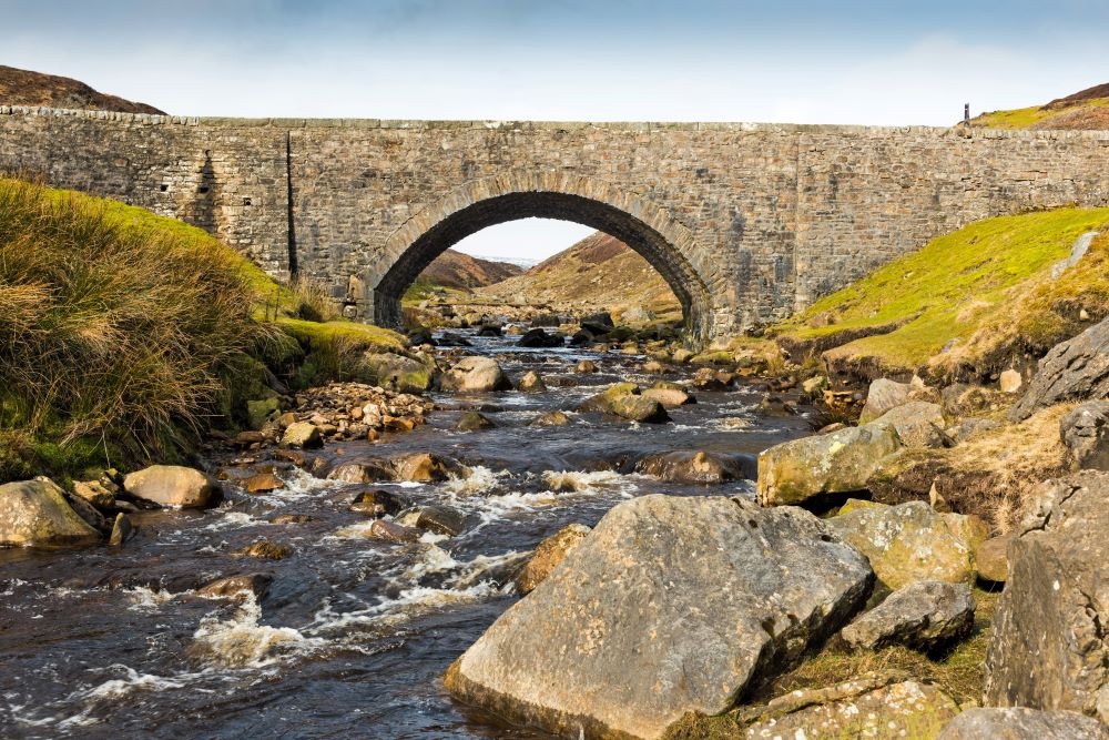 Surrender bridge from the river