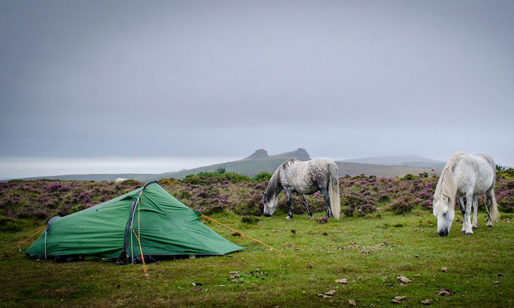 wild camping on dartmoor