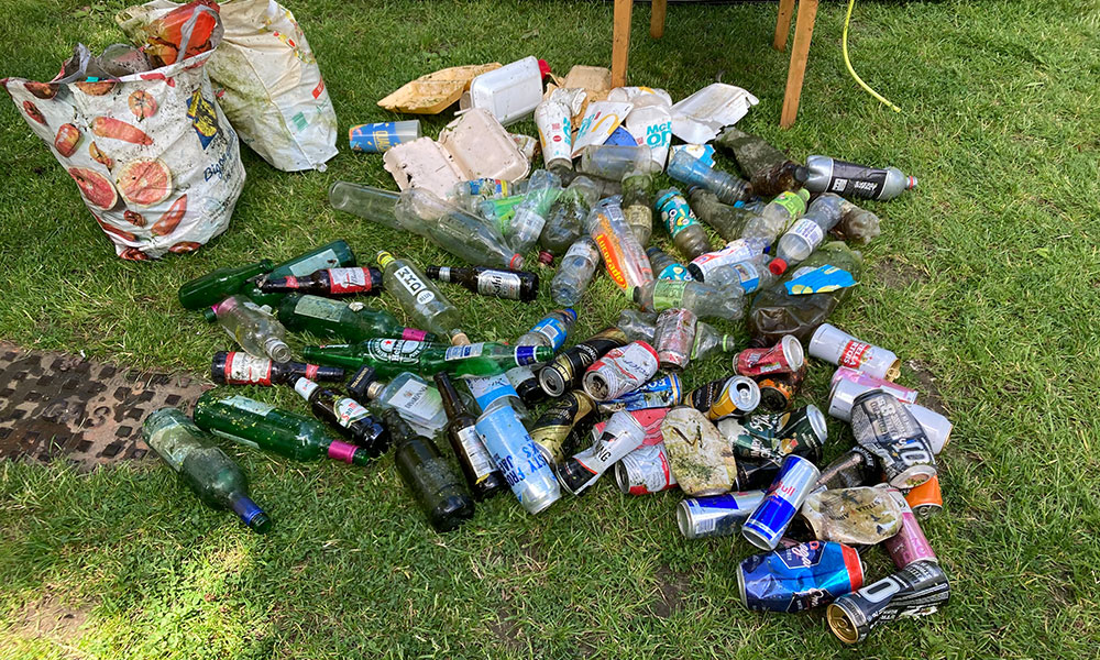 Rubbish collected by Lincoln Canoe Club