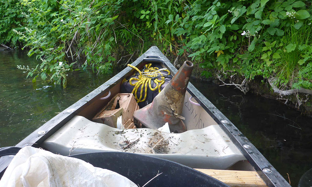 Rubbish collected from Midland Canoe Club