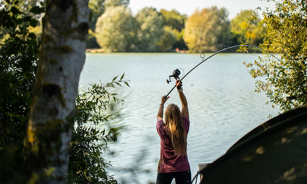 woman fishing guide