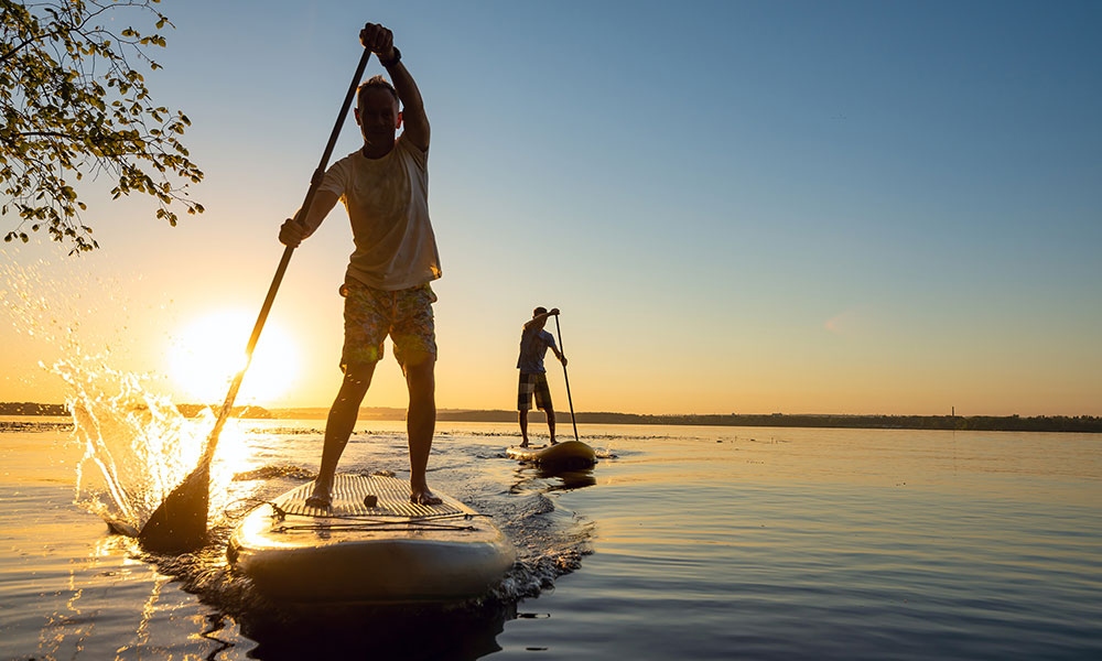 sunset SUP - Paddle Boarding Tips