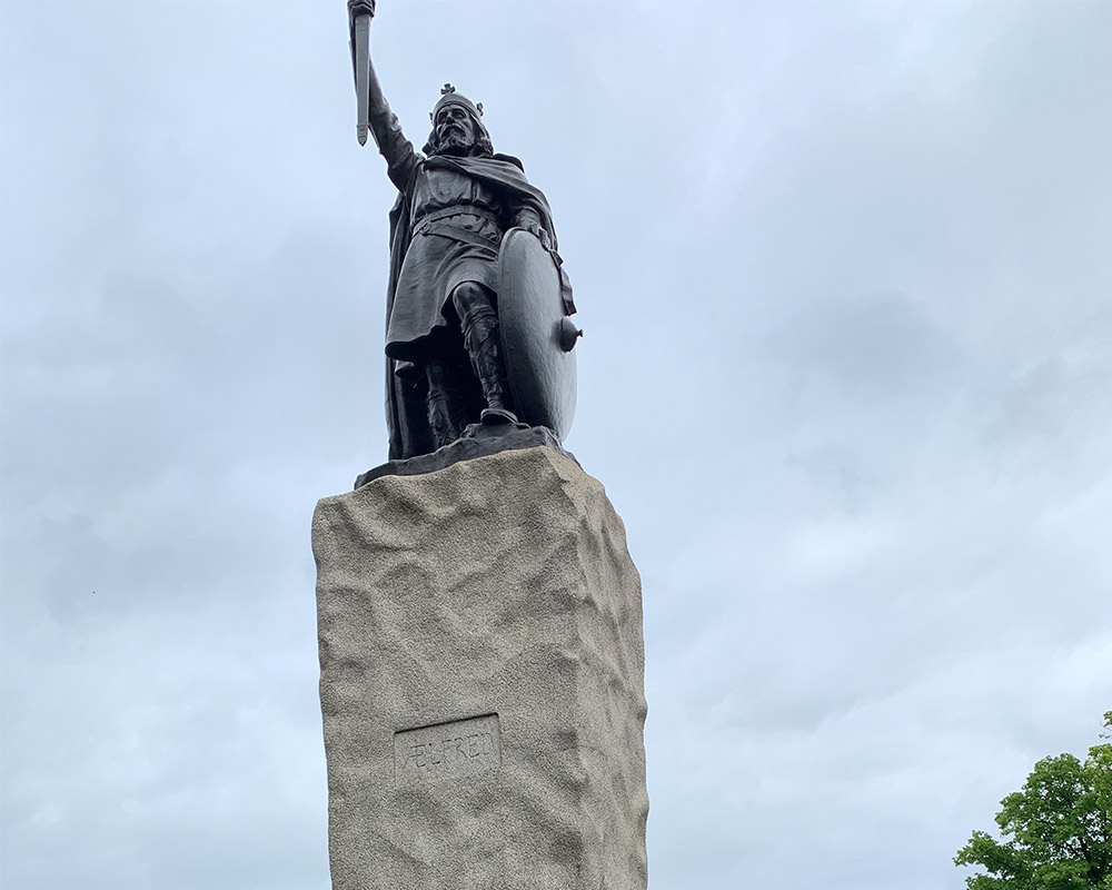 Statue of King Alfred in Winchester