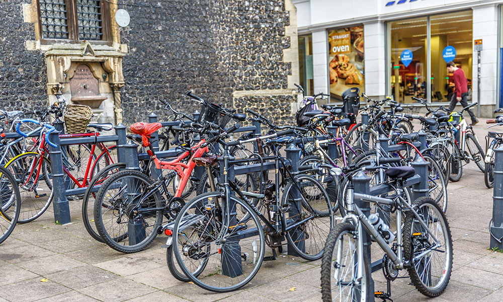 bike parking city 