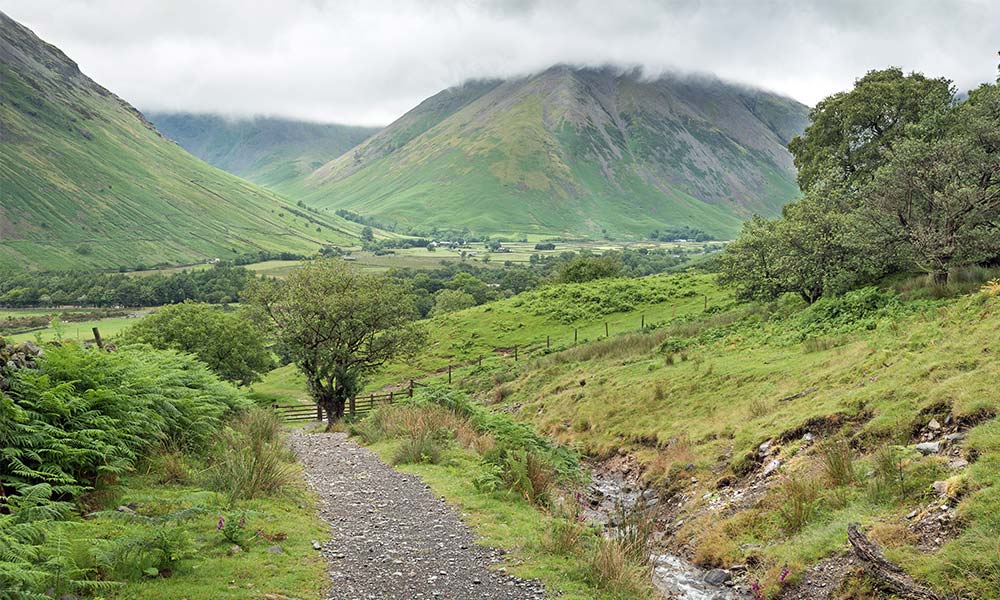 Kirk Fell Mountain and Wasdale Head