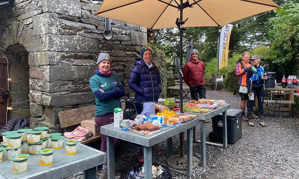 13 Valleys Wray Castle aid station