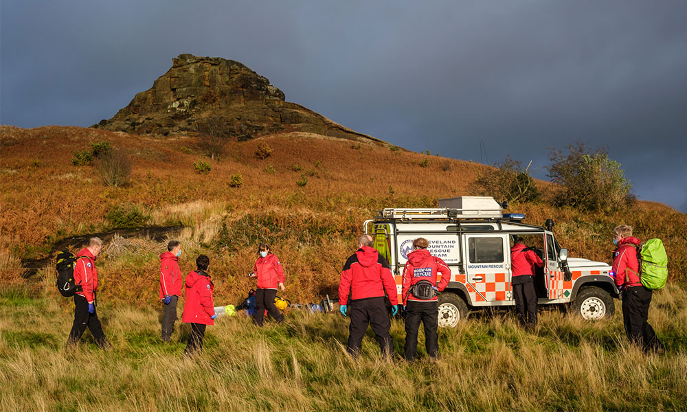 Rescue on Roseberry Topping