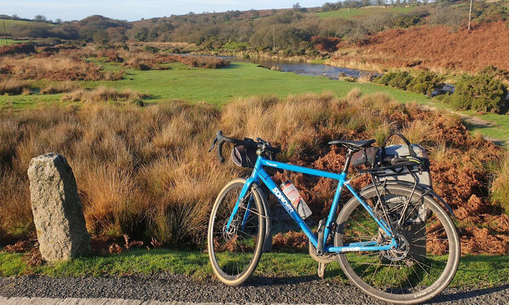 Cycling through Dartmoor National Park 