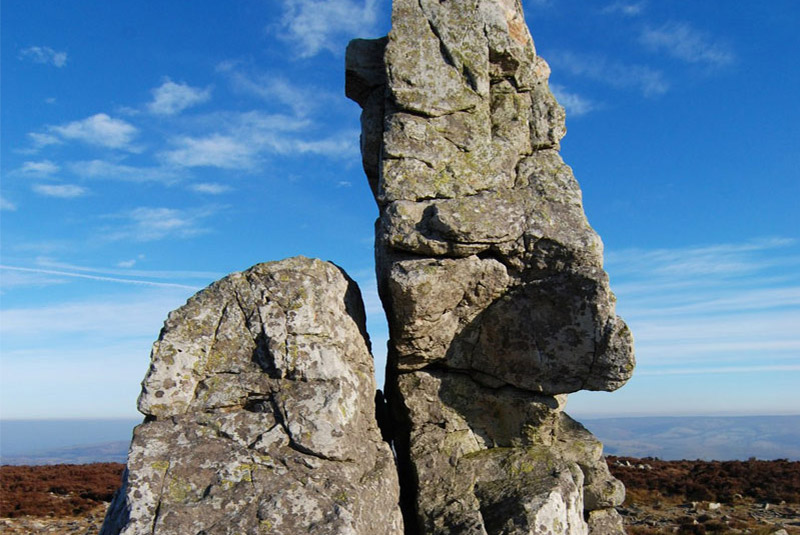 Stiperstones rocks - © Dave Croker via Geograph (Creative Commons)