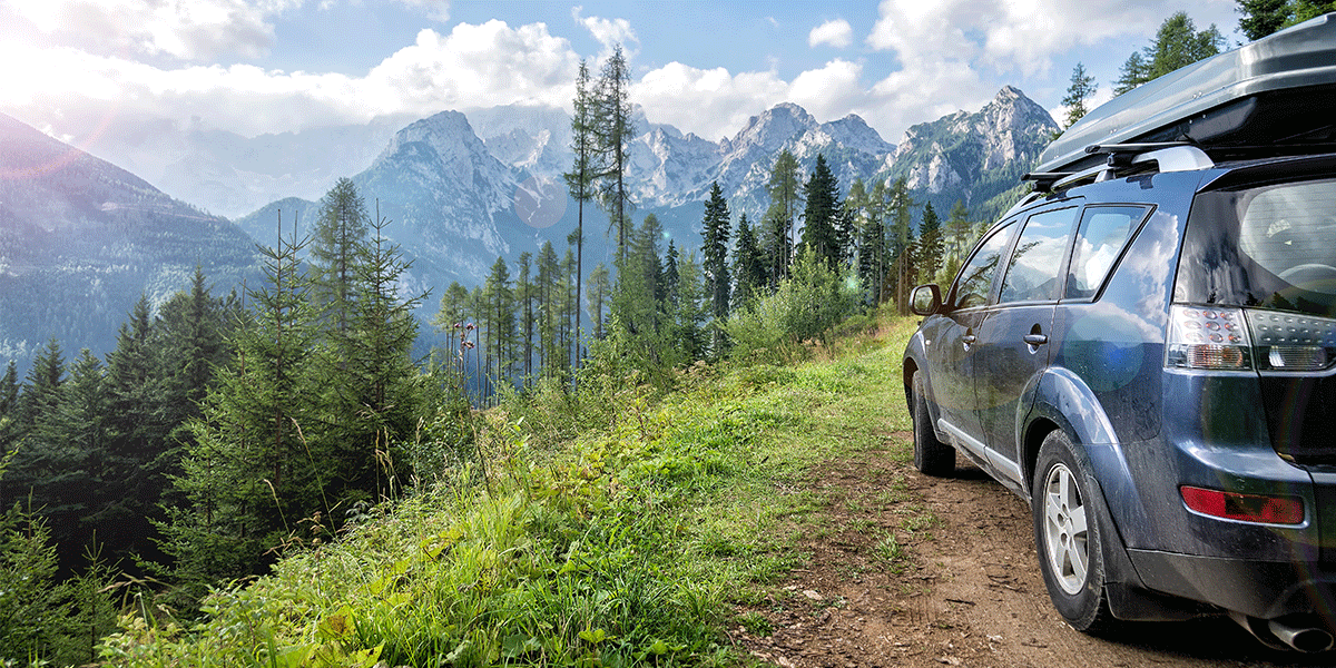 Car in the wilderness