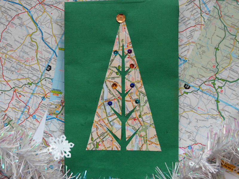 Mappy Christmas Card