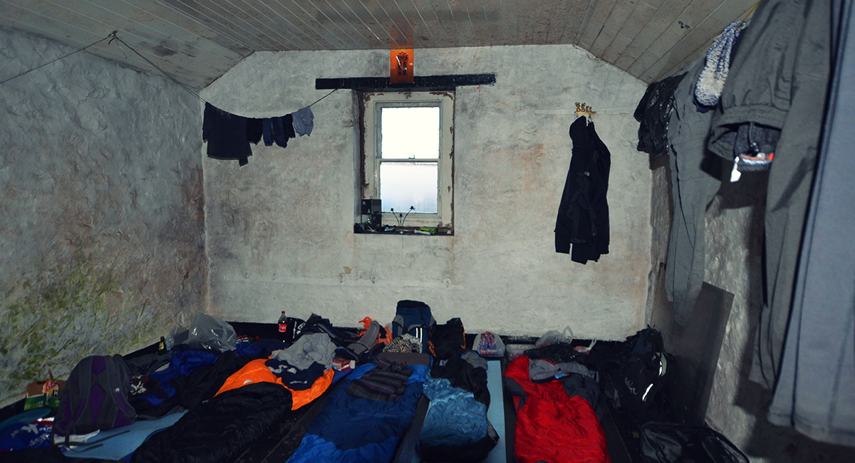 A typical sleeping arrangement in a bothy – Image: Neil S Price