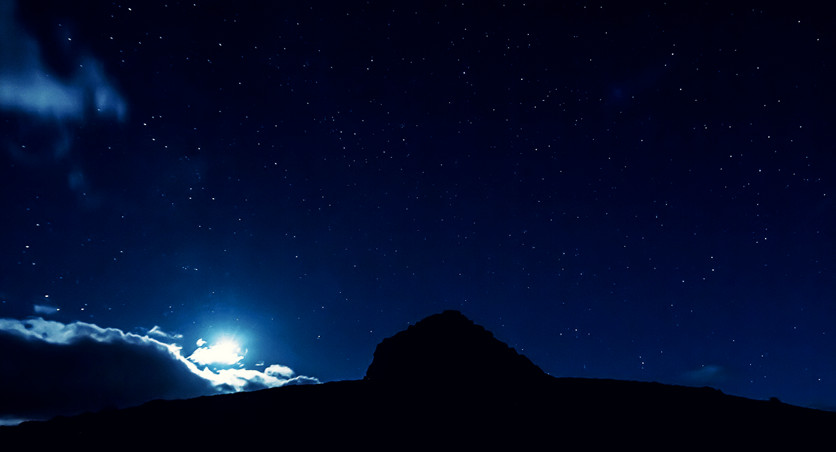 Dark Sky Stars Above Dunkery Beacon, Exmoor National Park Image: EPNA