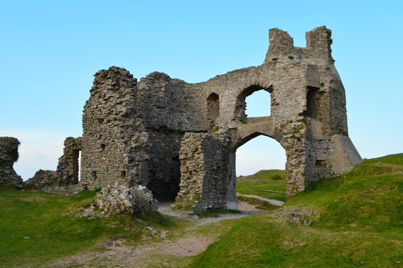 Pennard Castle ruins 
