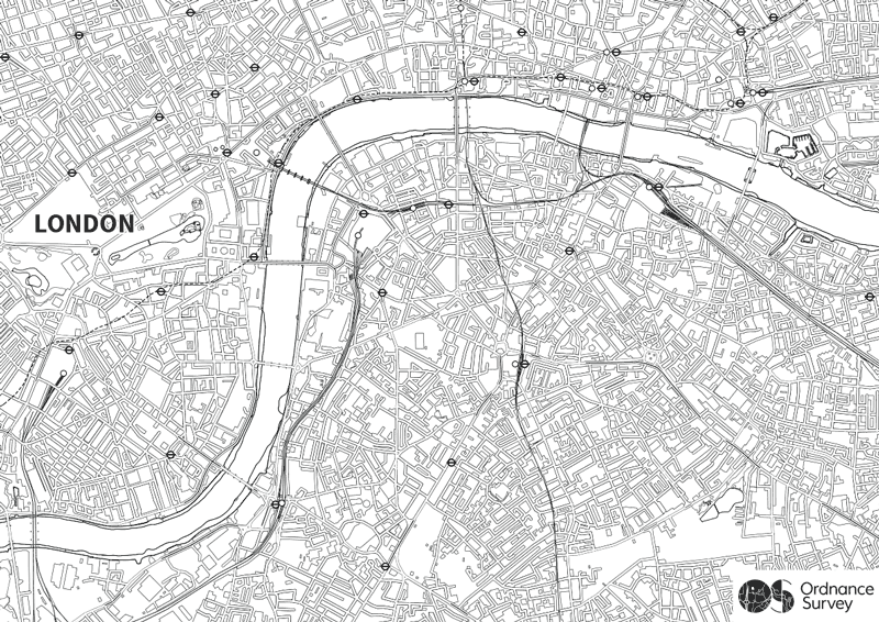 London - 1:10 000 scale