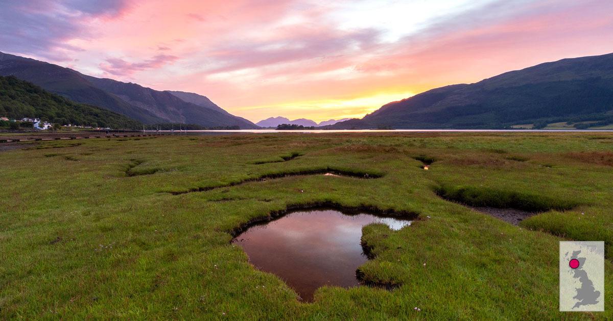 Sunset at Loch Leven, Highlands by Jermaine Reid