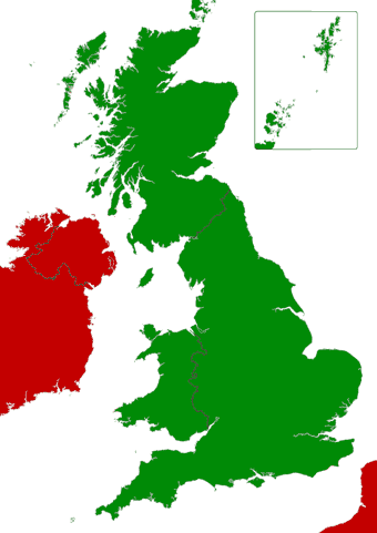 OS only maps Great Britain